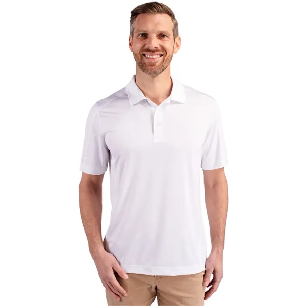Men's polo with short sleeves, moisture-wicking performance, UPF 50+ protection, and... from ASI 47965 Cutter & Buck