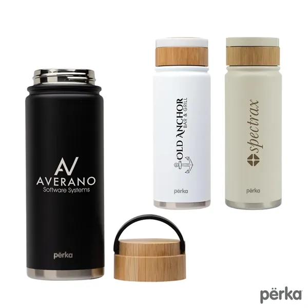 Perka® Lennox 18 oz. Double Wall, Stainless Steel Bottle... from ASI 67866 Logomark/Valumark