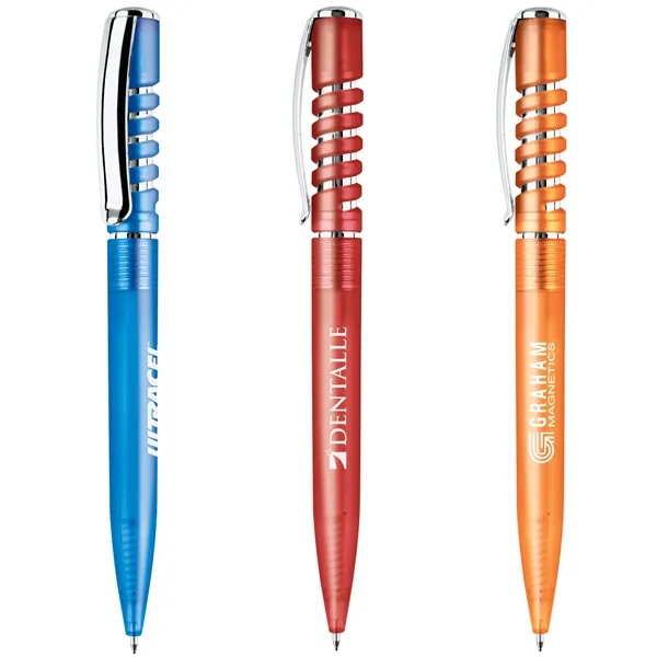 Stylish frosted click action pen.... from ASI 68190 Lungsal / Lungsal