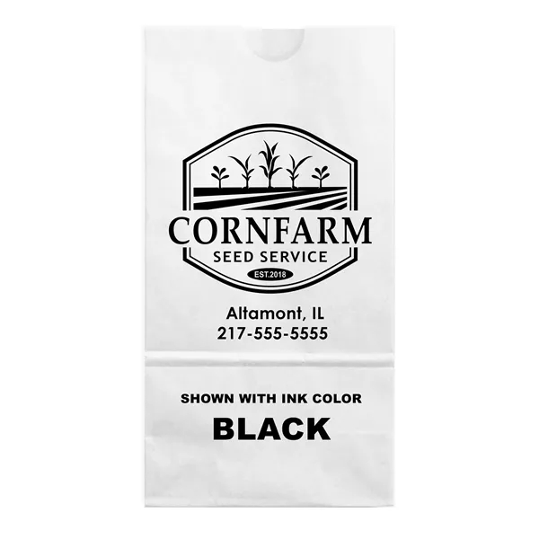 White paper 2# SOS bags with one color imprinting. Choice of... from ASI 45795 Colorguppy Printing