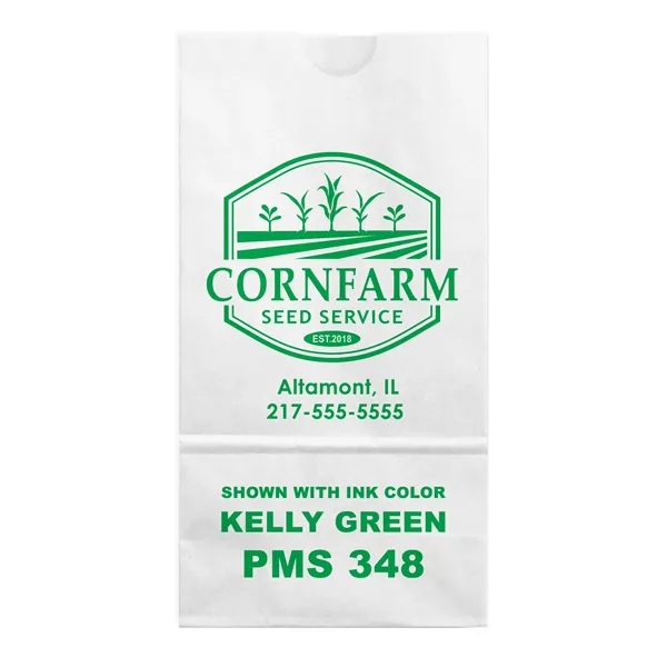 White paper 2# SOS bags with one color imprinting. Choice of... from ASI 45795 Colorguppy Printing