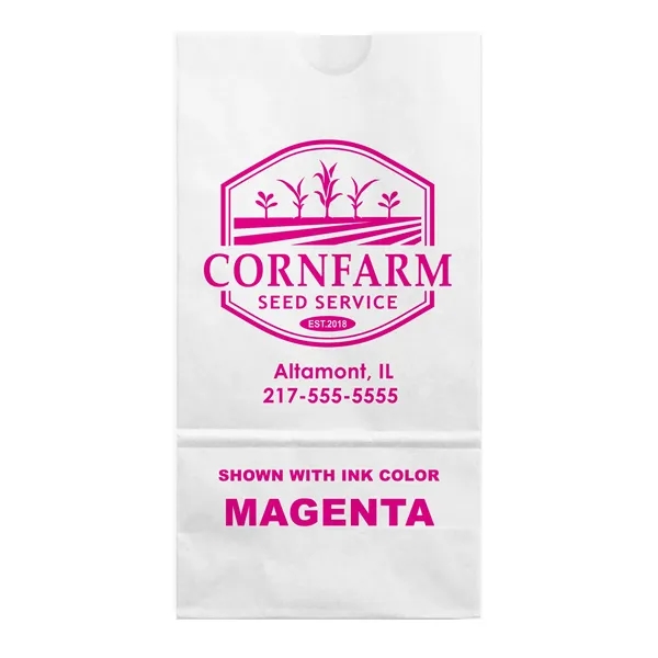 White paper 2# SOS bags with one color imprinting. Choice of... from ASI 45795 Colorguppy Printing