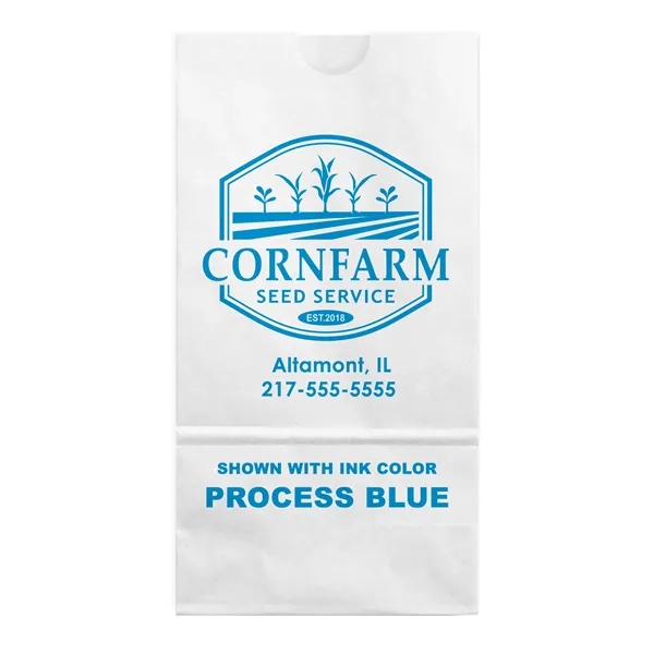 Paper 4# SOS bags in white or natural with 1 color... from ASI 45795 Colorguppy Printing