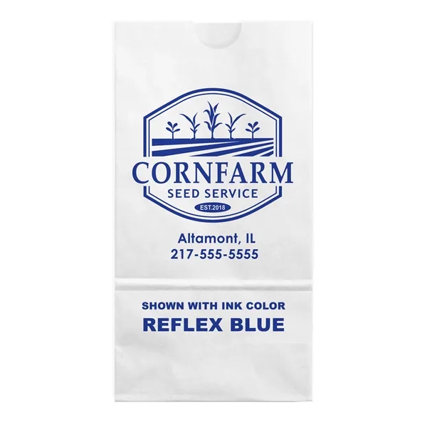 Paper 4# SOS bags in white or natural with 1 color... from ASI 45795 Colorguppy Printing