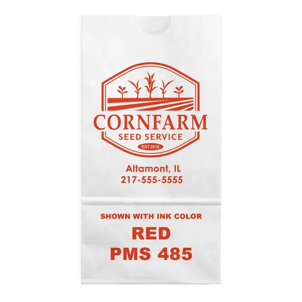 White paper 6# SOS bags with one color imprinting. Choice of... from ASI 45795 Colorguppy Printing