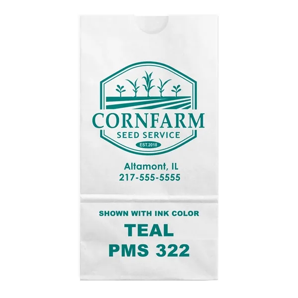 White paper 6# SOS bags with one color imprinting. Choice of... from ASI 45795 Colorguppy Printing
