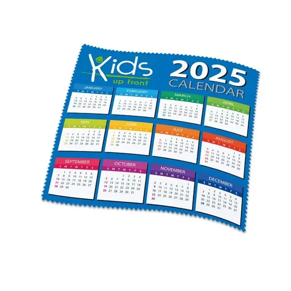 Microfiber Lens Cleaning Cloth - Calendar,Sublimated - 7" x 7".... from ASI 93987 Martini-Vispak Inc.