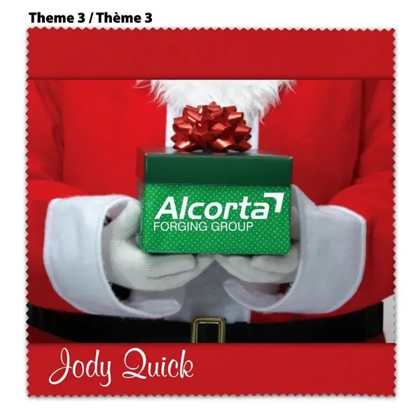 Microfiber Lens Cleaning Cloth (Winter Theme), Sublimated - 7" X 7".... from ASI 93987 Martini-Vispak Inc.