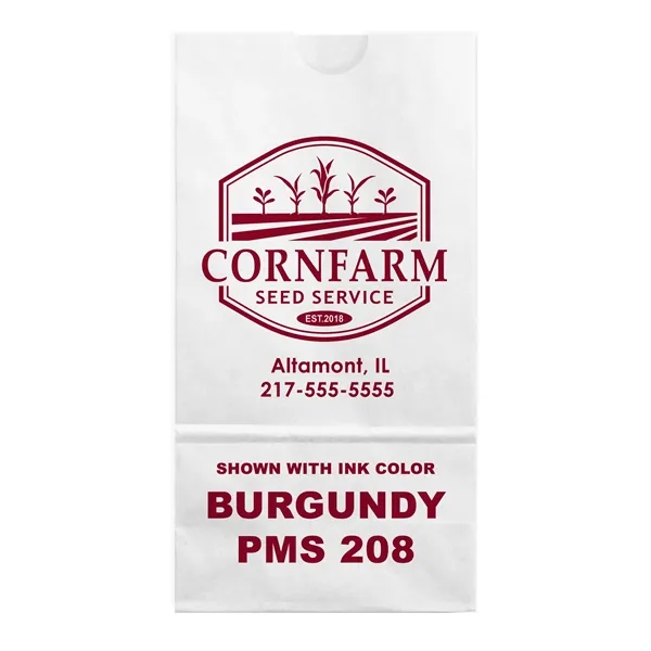 White paper 8# SOS bags with one color imprinting. Choice of... from ASI 45795 Colorguppy Printing