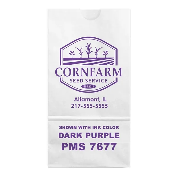 White paper 12# SOS bags with one color imprinting. Choice of... from ASI 45795 Colorguppy Printing