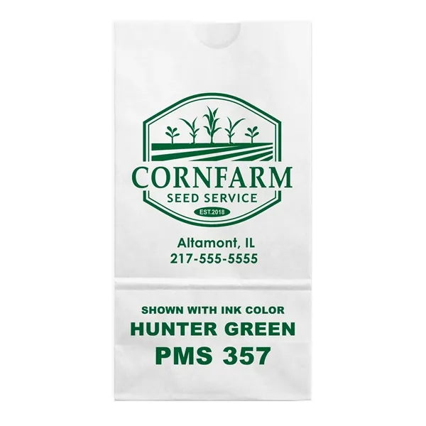 White paper 12# SOS bags with one color imprinting. Choice of... from ASI 45795 Colorguppy Printing