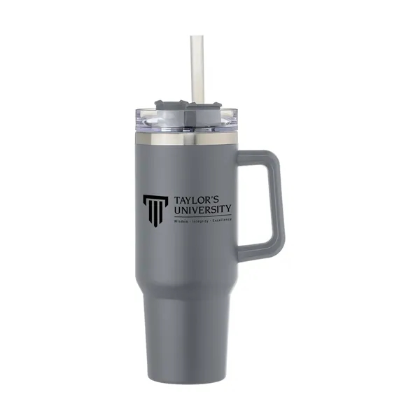 40 oz. Insulated Mug with spill proof lid and straw.... from ASI 52710 Lincoln Line