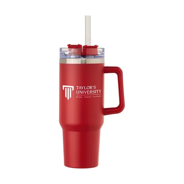 40 oz. Insulated Mug with spill proof lid and straw.... from ASI 52710 Lincoln Line