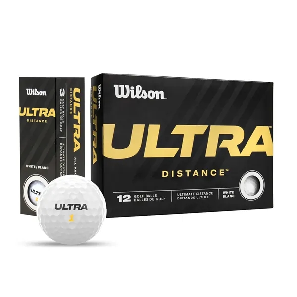 Wilson Ultra Distance golf balls, box contains 12 white balls and... from ASI 38120 Ball Pro / Diversified Quality Kitchenware