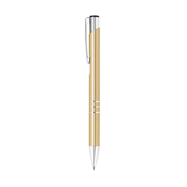 Plunger push action metal pen.... from ASI 31517 Admart Products / Admart Line