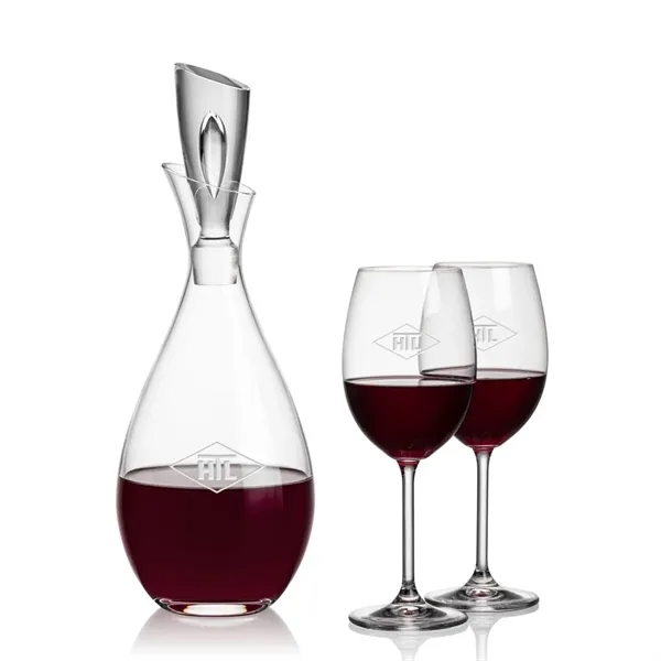 Stunning Lead Free Crystal Decanter complete with 2 or 4 Blyth... from ASI 84592 St Regis Group