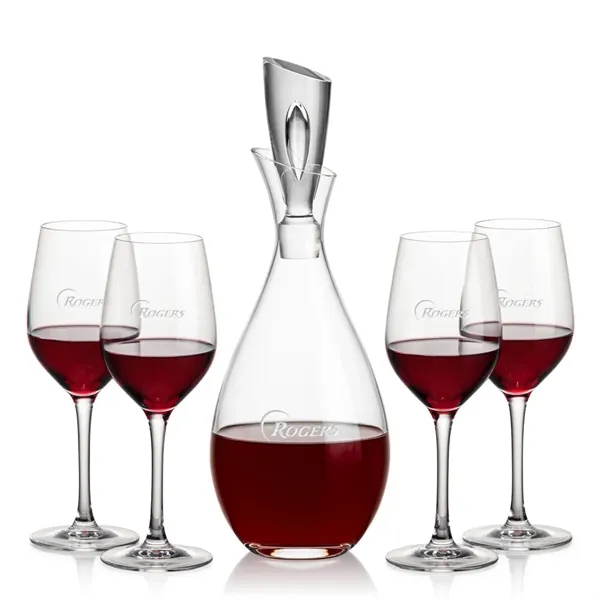 Stunning Lead Free Crystal Decanter complete with 2  or 4... from ASI 84592 St Regis Group