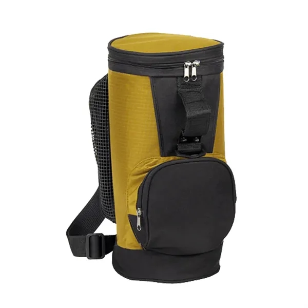 Golf bag shaped cooler with zippered main compartment.... from ASI 31517 Admart Products / Admart Line