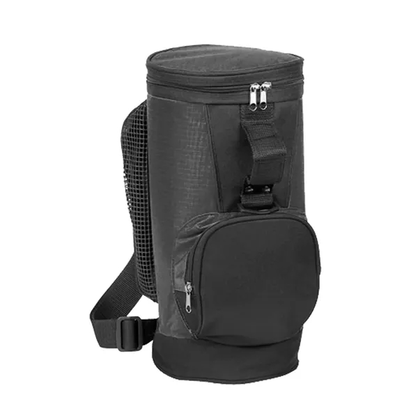 Golf bag shaped cooler with zippered main compartment.... from ASI 31517 Admart Products / Admart Line