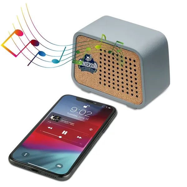 Cab Eco Friendly 2-in-1 Cork Wireless Charger and Cement Bluetooth Speaker... from ASI 90154 Sunjoy Group Inc