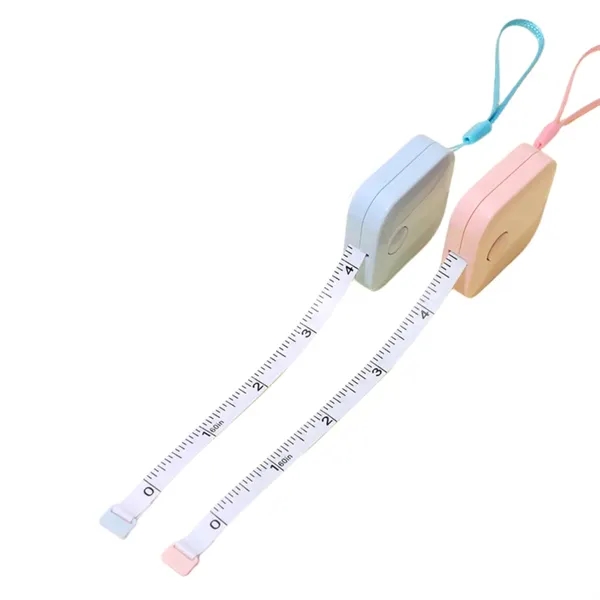 Square plastic tape measure, 60 inch plus1 color silkscreen on 1... from ASI 37218 Athena Promo (tm)