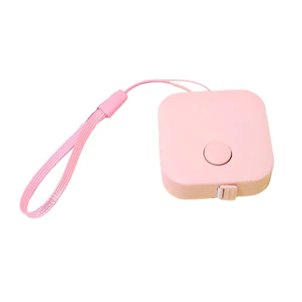 Square plastic tape measure, 60 inch plus1 color silkscreen on 1... from ASI 37218 Athena Promo (tm)