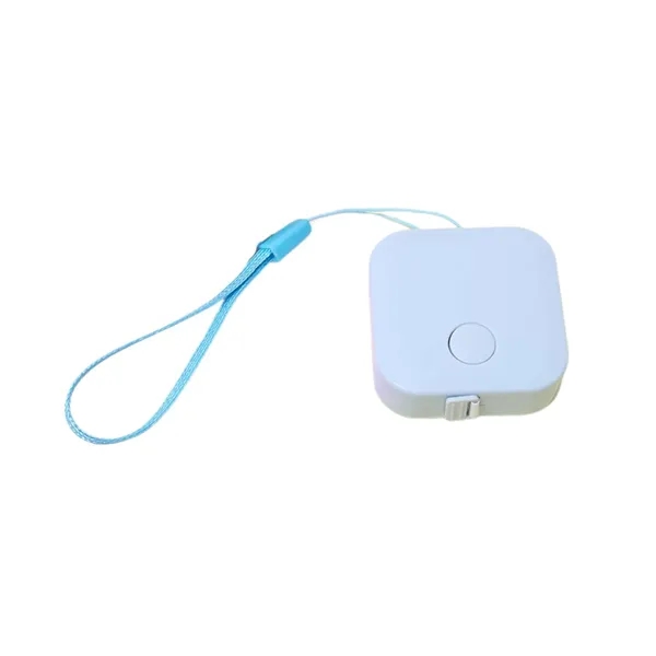 Square plastic tape measure, 60 inch plus1 color silkscreen on 1... from ASI 37218 Athena Promo (tm)