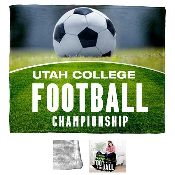 60" x 80" faux mink blanket with hemmed edges.... from ASI 62660 Innovation Line