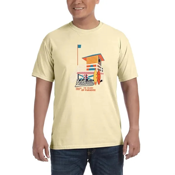 Unisex ringspun cotton tee with ribbed collar.... from ASI 39552 BEL Promo