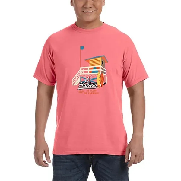 Unisex ringspun cotton tee with ribbed collar.... from ASI 39552 BEL Promo