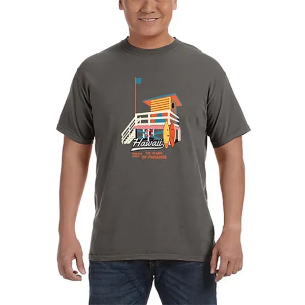 Unisex ringspun cotton tee with ribbed collar.... from ASI 39552 BEL Promo