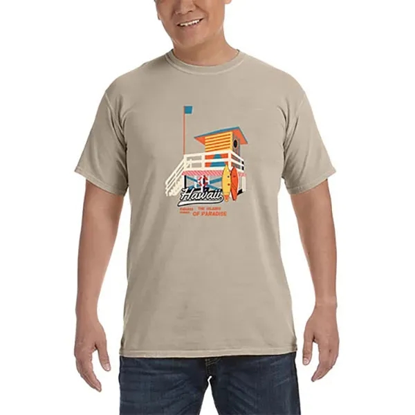 Unisex ringspun cotton tee with ribbed collar.... from ASI 39552 BEL Promo