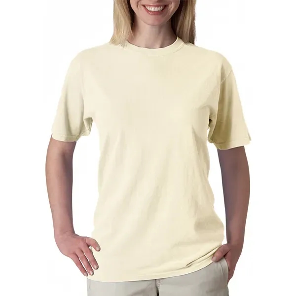 Unisex ringspun cotton tee with ribbed collar.... from ASI 39552 BEL Promo