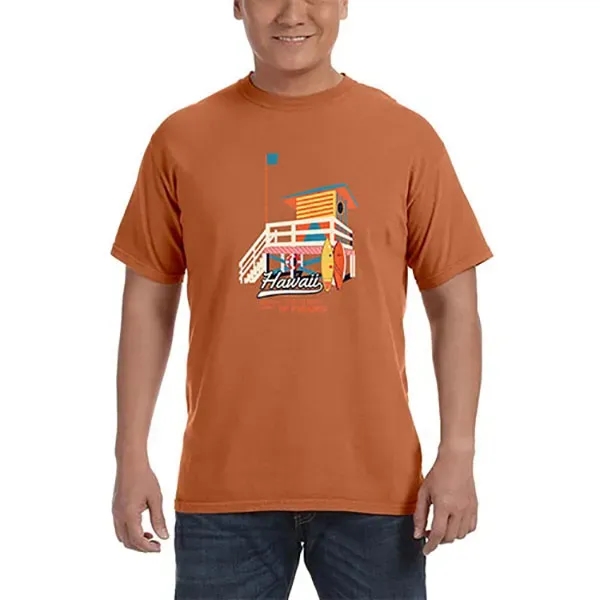 Unisex ringspun cotton tee with ribbed collar.... from ASI 39552 BEL Promo