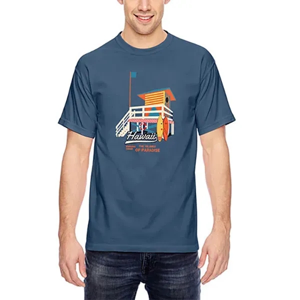 Unisex ringspun cotton tee with ribbed collar.... from ASI 39552 BEL Promo