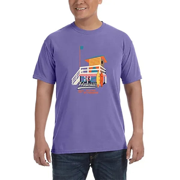 Unisex ringspun cotton tee with ribbed collar.... from ASI 39552 BEL Promo