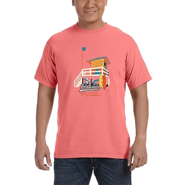 Unisex ringspun cotton tee with ribbed collar.... from ASI 39552 BEL Promo