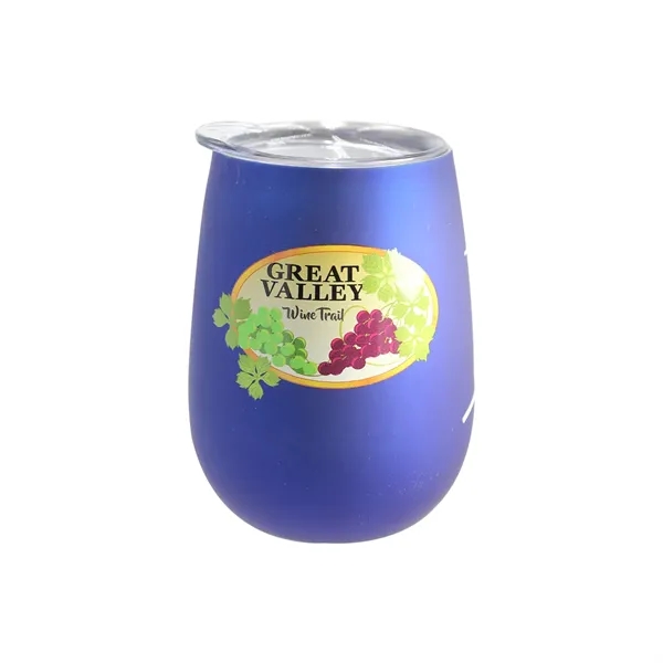 Halcyon® 12 oz. Stainless Steel Wine Glass with Acrylic Lid... from ASI 30270 Aakron Line