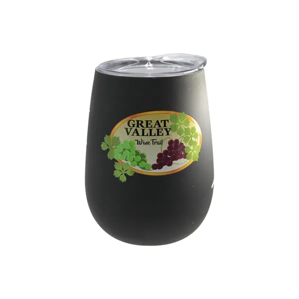 Halcyon® 12 oz. Stainless Steel Wine Glass with Acrylic Lid... from ASI 30270 Aakron Line