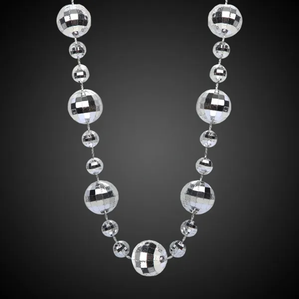 46" disco-ball themed beaded necklace.... from ASI 42016 Brighter Promotions Inc / Chemical Light™