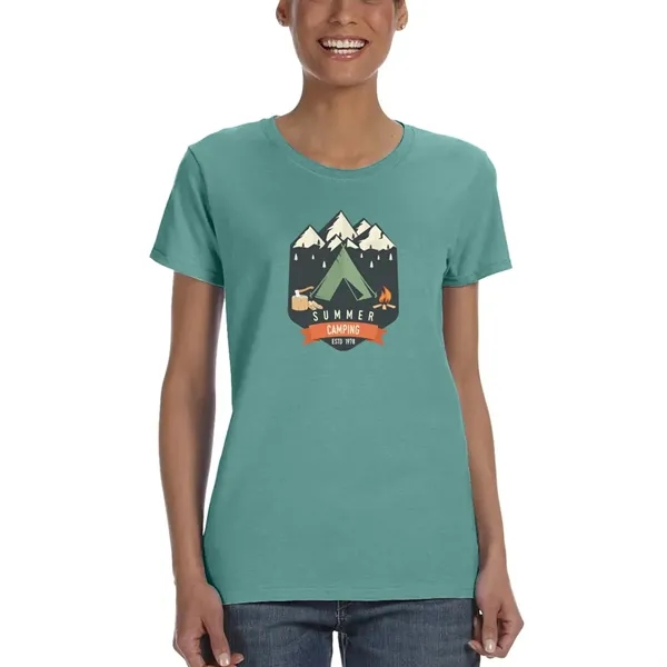 Women's heavy cotton fit t-shirt made of 100% cotton pre-shrunken jersey... from ASI 39552 BEL Promo