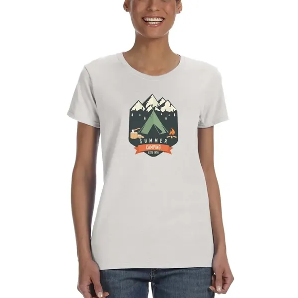 Women's heavy cotton fit t-shirt made of 100% cotton pre-shrunken jersey... from ASI 39552 BEL Promo