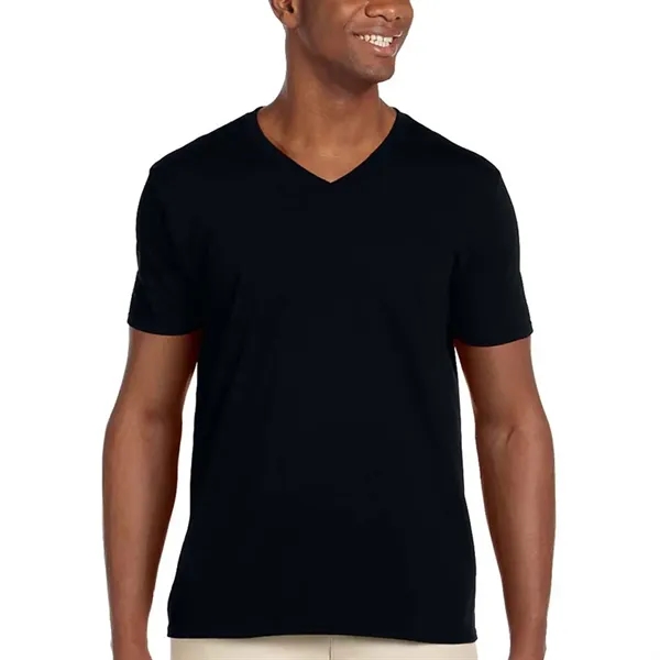 Adult V-Neck T-shirt with seamless double-needle collar.... from ASI 39552 BEL Promo