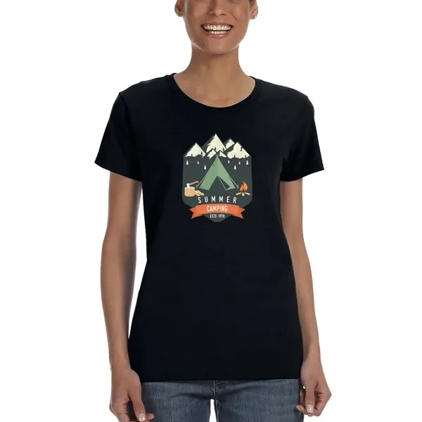 Women's heavy cotton fit t-shirt made of 100% cotton pre-shrunken jersey... from ASI 39552 BEL Promo