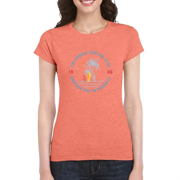 Ladies Gildan junior fit t-shirt offered in many sizes and colors.... from ASI 39552 BEL Promo