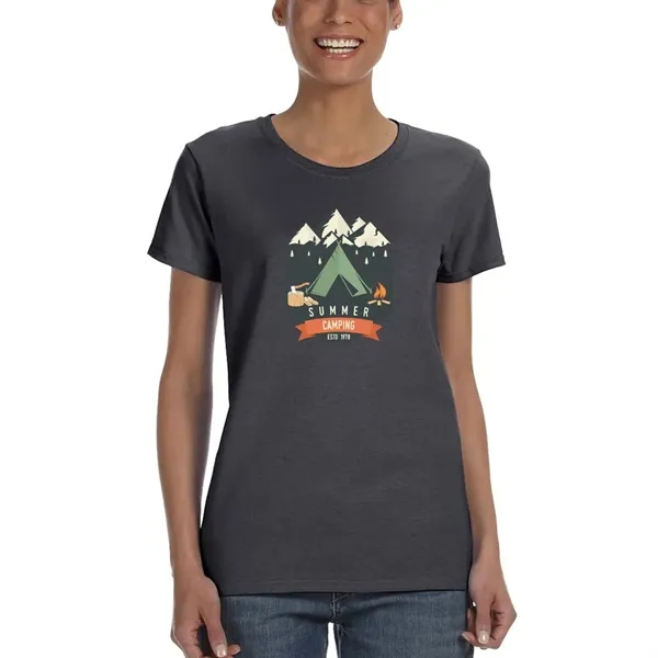 Women's heavy cotton fit t-shirt made of 100% cotton pre-shrunken jersey... from ASI 39552 BEL Promo