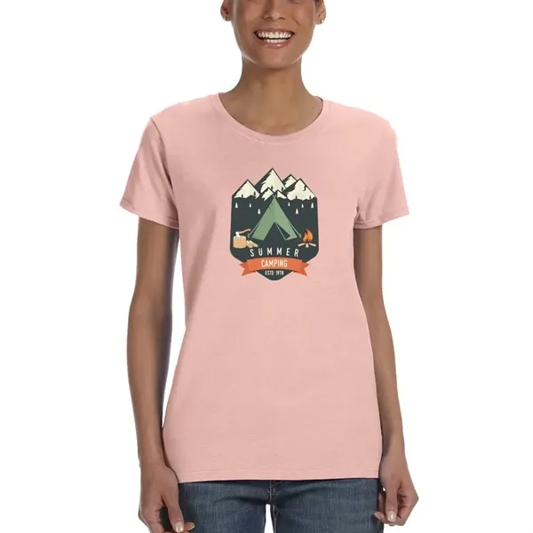 Women's heavy cotton fit t-shirt made of 100% cotton pre-shrunken jersey... from ASI 39552 BEL Promo