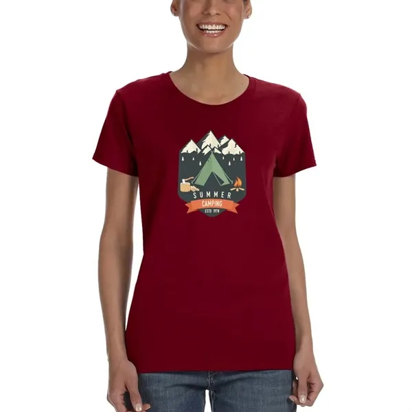 Women's heavy cotton fit t-shirt made of 100% cotton pre-shrunken jersey... from ASI 39552 BEL Promo