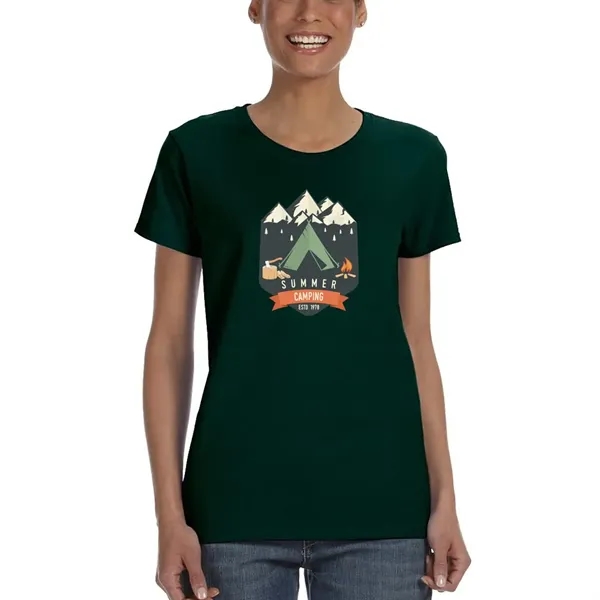 Women's heavy cotton fit t-shirt made of 100% cotton pre-shrunken jersey... from ASI 39552 BEL Promo