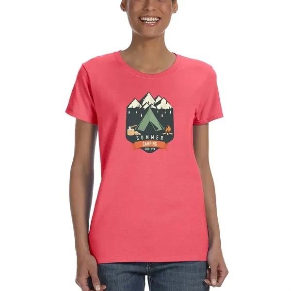 Women's heavy cotton fit t-shirt made of 100% cotton pre-shrunken jersey... from ASI 39552 BEL Promo